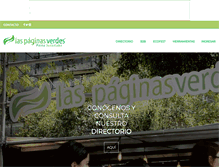 Tablet Screenshot of laspaginasverdes.com